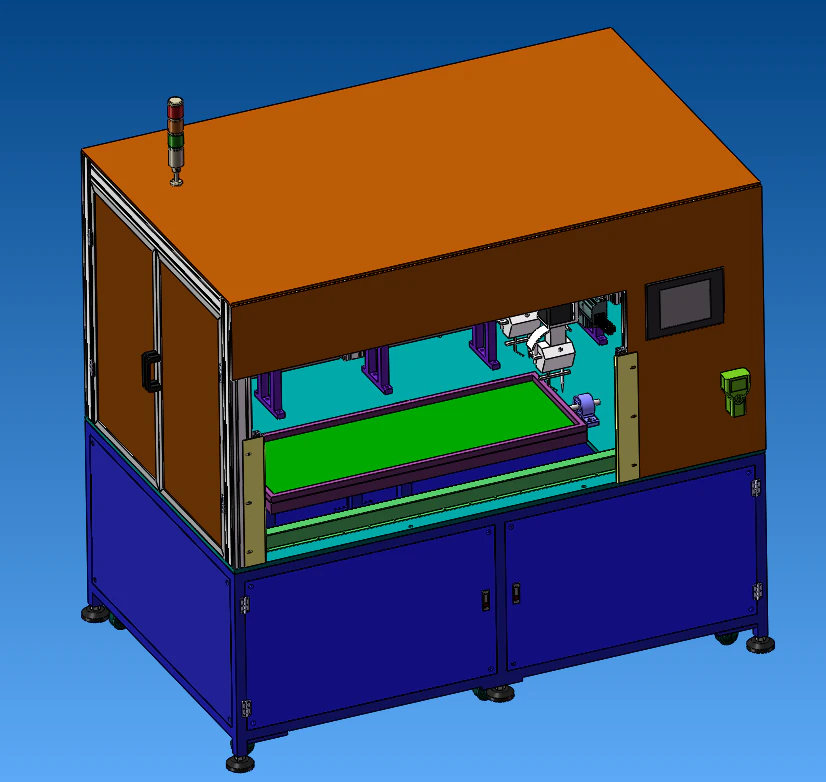 Automatic soldering machine 3D Model .c4d .max .obj .3ds .fbx .stl .blend