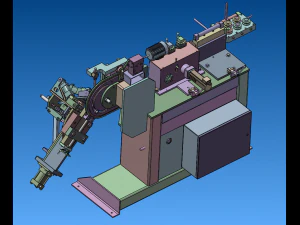 Автоматическая машина для гибки проволоки Автоматическая машина для гибки проволоки 3D Модель