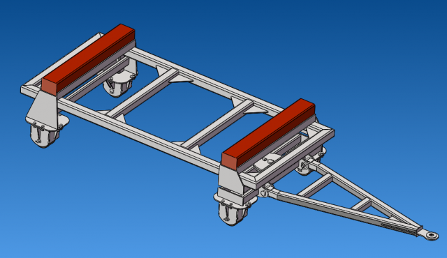 Trailer Transporter Consignment Vehicle Turnover Vehicle 3D Model .c4d .max .obj .3ds .fbx .stl .blend 