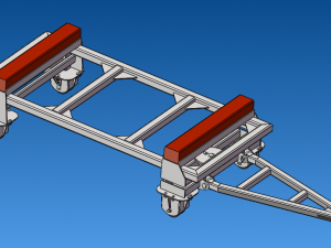 Trailer Transporter Consignment Vehicle Turnover Vehicle 3D Model