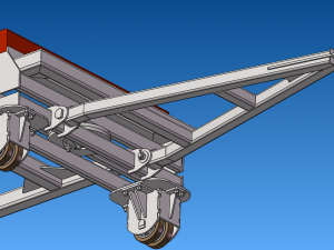 Trailer Transporter Consignment Vehicle Turnover Vehicle 3D Model