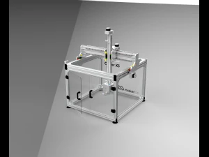 M&aacute;quina CNC de 5 ejes 500x500x150 Modelo 3D
