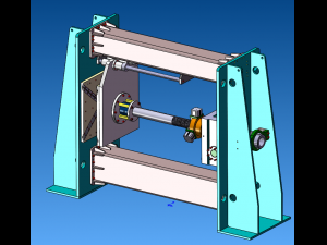 Design of die casting machine Model 3D