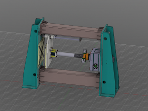 Design of die casting machine Model 3D