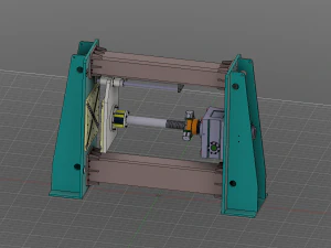 Design of die casting machine 3D Model