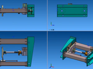 Design of die casting machine 3D Model