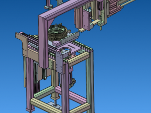 Auto Rim Processing Machine 3D-Modell