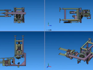 Auto Rim Processing Machine 3D Model