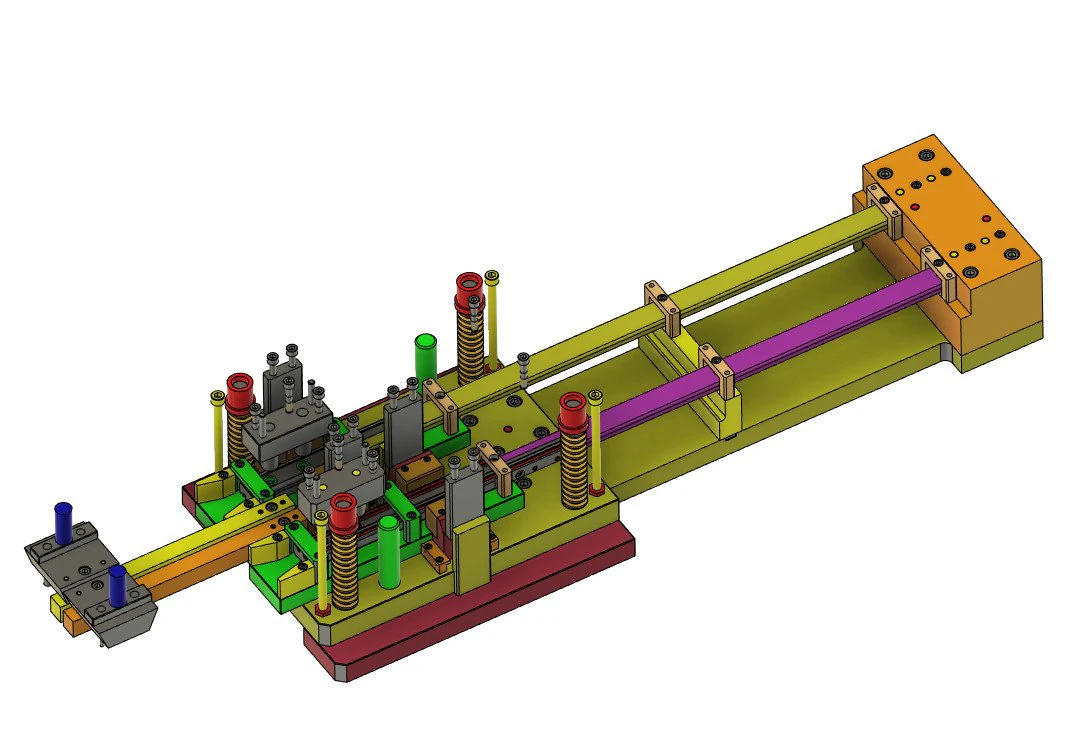 Design of Punching Die for Aluminum Profile 3D Model .c4d .max .obj .3ds .fbx .stl .blend 