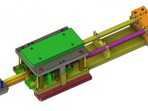 Design of Punching Die for Aluminum Profile 3D Model