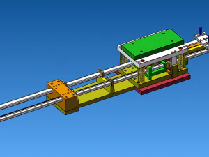 Design of Punching Die for Aluminum Profile 3D Model