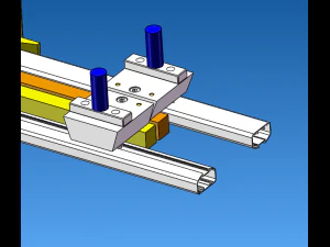 Design of Punching Die for Aluminum Profile 3D Model