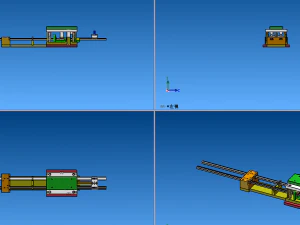 Design of Punching Die for Aluminum Profile 3D Model