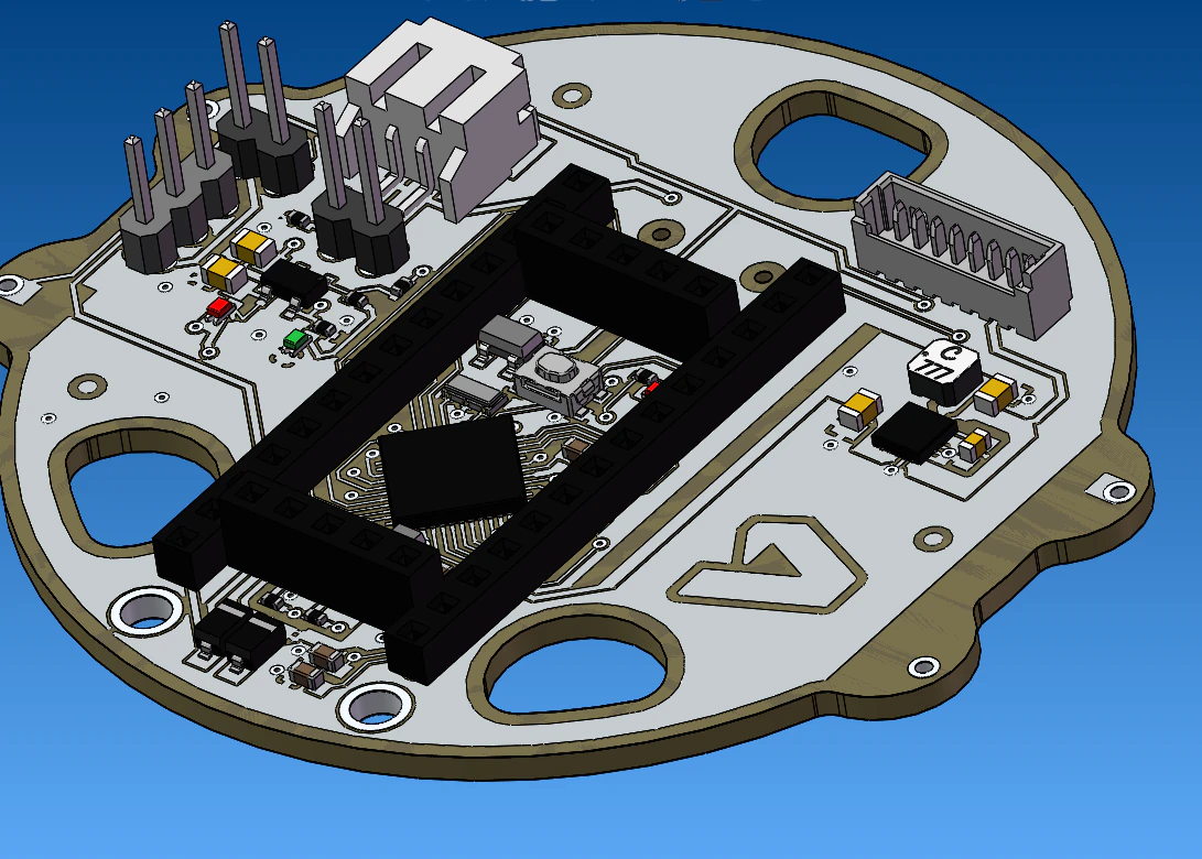 Air Quality Sensor v1 3D Model .c4d .max .obj .3ds .fbx .stl .blend