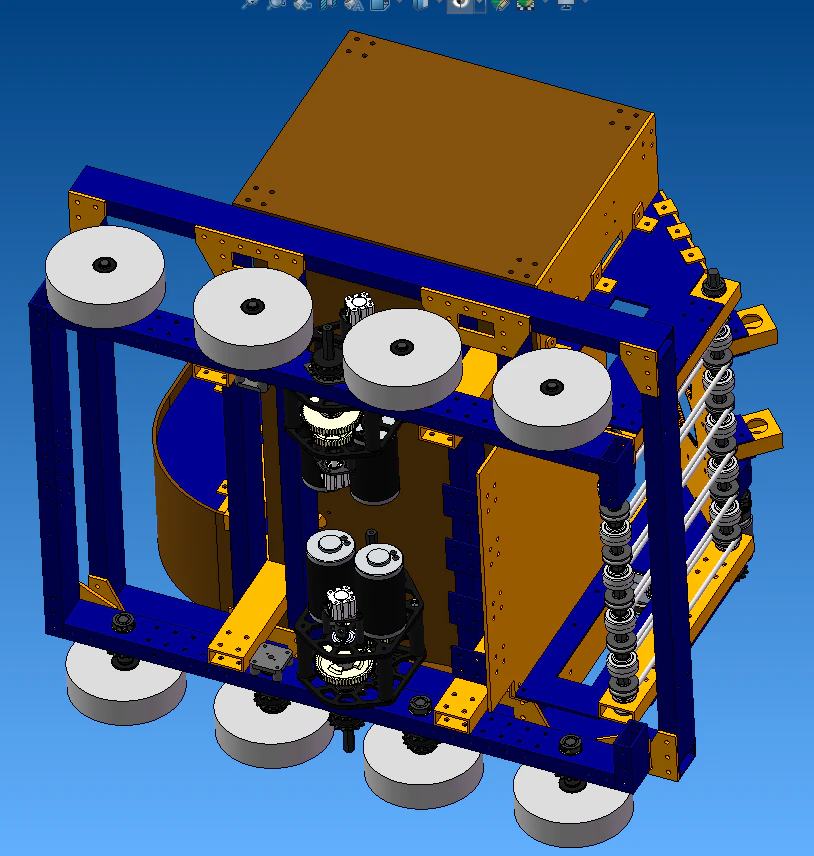 Overall Design of Robot for FRC Competition 3D Model .c4d .max .obj .3ds .fbx .stl .blend 