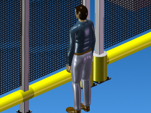 Supersonic wind tunnel test section Modello 3D