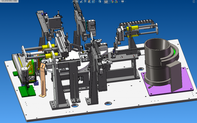 Electronic product assembly machine assembly machine Model 3D .c4d .max .obj .3ds .fbx .stl .blend 