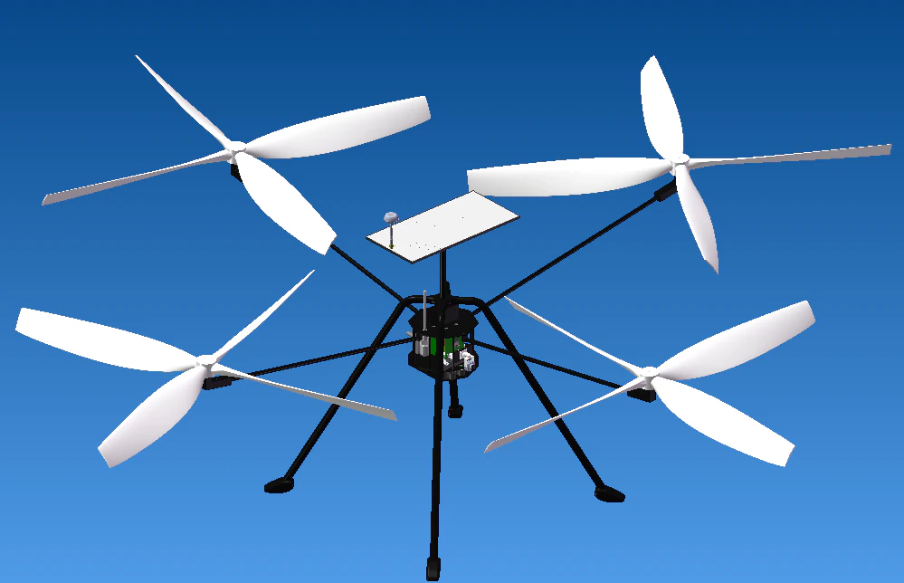 Mars Drone 3D 3D Model .c4d .max .obj .3ds .fbx .stl .blend 