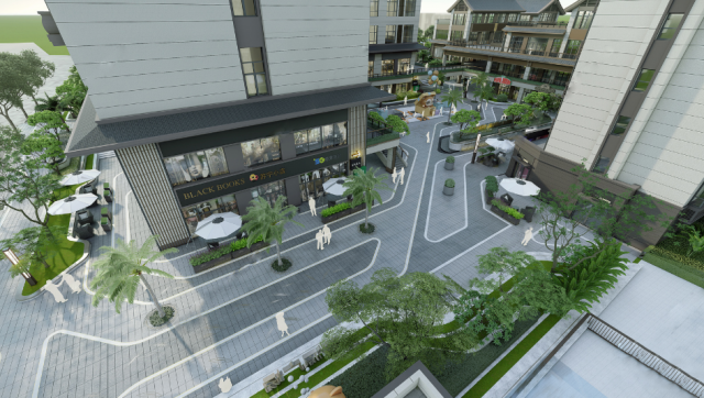 New Chinese style residential area landscape design su model Modello 3D .c4d .max .obj .3ds .fbx .stl .blend 