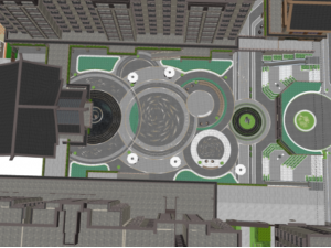 New Chinese style residential area landscape design su model Modello 3D