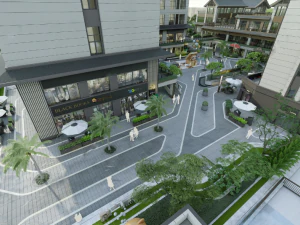 New Chinese style residential area landscape design su model 3D Model
