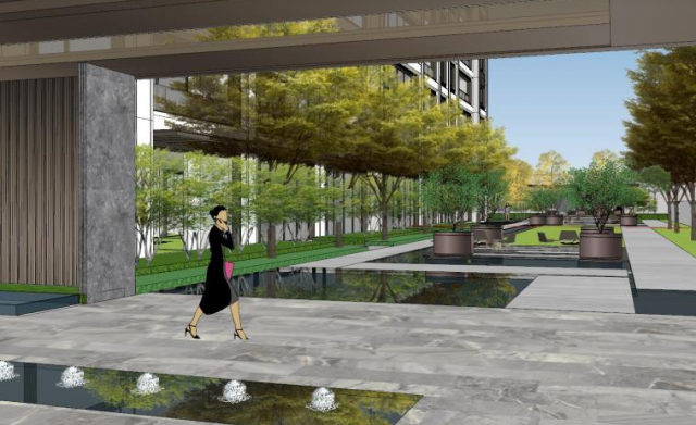 New Chinese style residential area landscape Modelo 3D .c4d .max .obj .3ds .fbx .stl .blend 