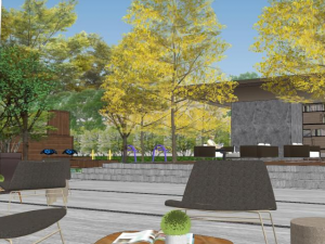 New Chinese style residential area landscape Modelo 3D