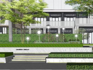Modern Art Fashion Residential Display Area Landscape SU Model 3D Модель