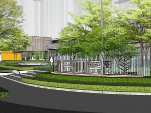 Modern Art Fashion Residential Display Area Landscape SU Model 3D Модель