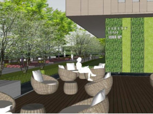 Modern Art Fashion Residential Display Area Landscape SU Model 3D Модель