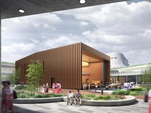 Modern style primary and secondary school architectural design SU model 3D 模型