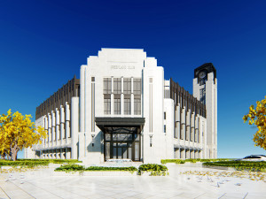 Art Neoclassical High-end Clubhouse SU Model 3D Model
