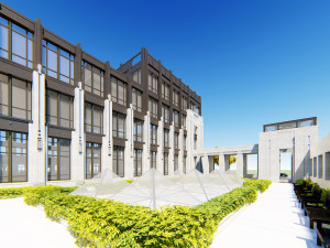 Art Neoclassical High-end Clubhouse SU Model 3D Model