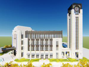 Art Neoclassical High-end Clubhouse SU Model 3D Model