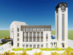 Art Neoclassical High-end Clubhouse SU Model 3D Model