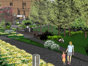 Park Landscape Model SU 3D Model