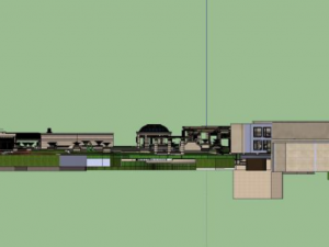 Landscape model design of well-known enterprises European style residences 3D 모델