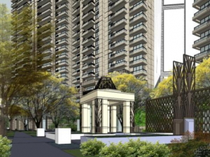 High-rise residential design 3D Model