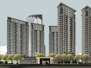High-rise residential design 3D Model