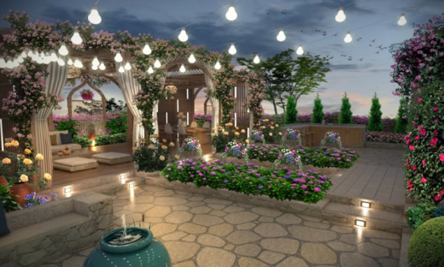 Chinese style elegant and quiet yard landscape 3Dモデル .c4d .max .obj .3ds .fbx .stl .blend 