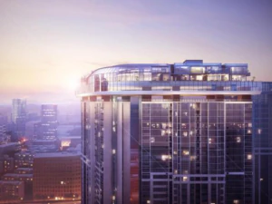 Architectural Model Design of Central Plaza 3D Model