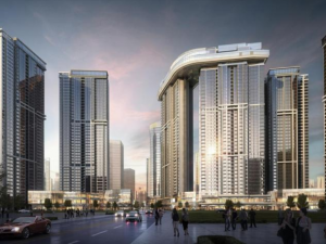 Architectural Model Design of Central Plaza 3D Модель