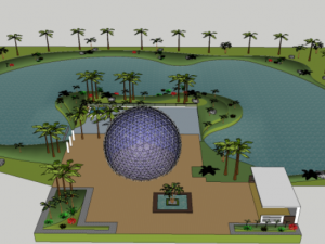 10 sets of courtyard garden model SU material package download Modelo 3D