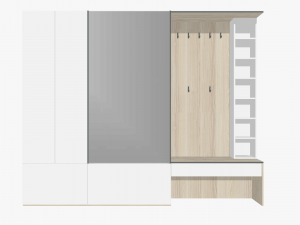 10 Entrance Shoe Cabinets Entrance Cabinet Indoor SU Models 110 Modelo 3D