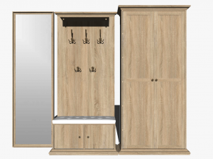 10 Entrance Shoe Cabinets Entrance Cabinet Indoor SU Models 110 Modelo 3D