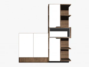 10 ensembles d'armoires à chaussures d'entrée 1120 Modèle 3D