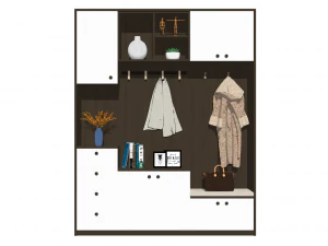 10 entryway shoe cabinets sets 1120 3D Model