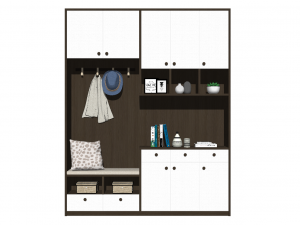 15 models of porch shoe cabinet porch cabinet indoor SU model Model 3D