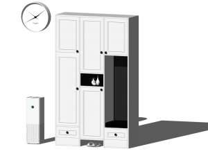 15 models of entryway and shoe cabinet entryway cabinet indoor SU models 3D-Modell