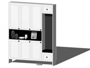 15 models of entryway and shoe cabinet entryway cabinet indoor SU models 3D Model
